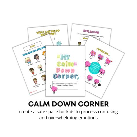 Calm Down Corner Free Printables