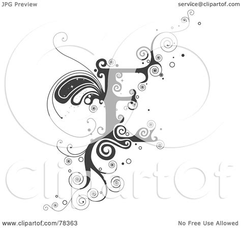 Royalty Free Rf Clipart Illustration Of A Vine Alphabet Letter E By