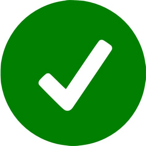 Green Ok Icon Free Green Check Mark Icons