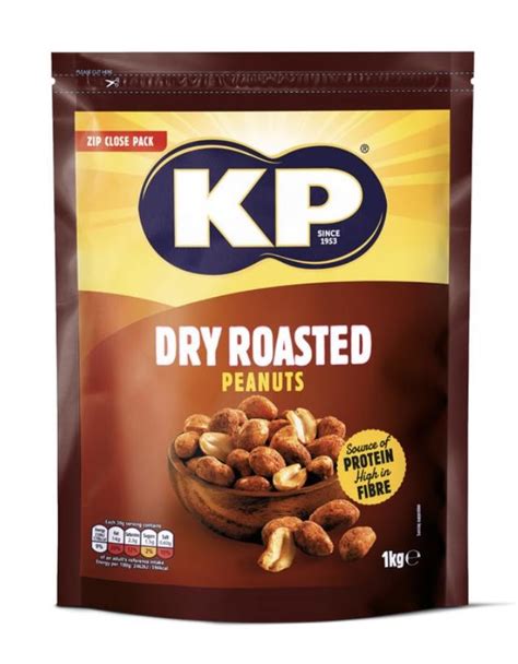 Deliciously Crunchy Kp Dry Roasted Peanuts 1kg Pack For Ultimate