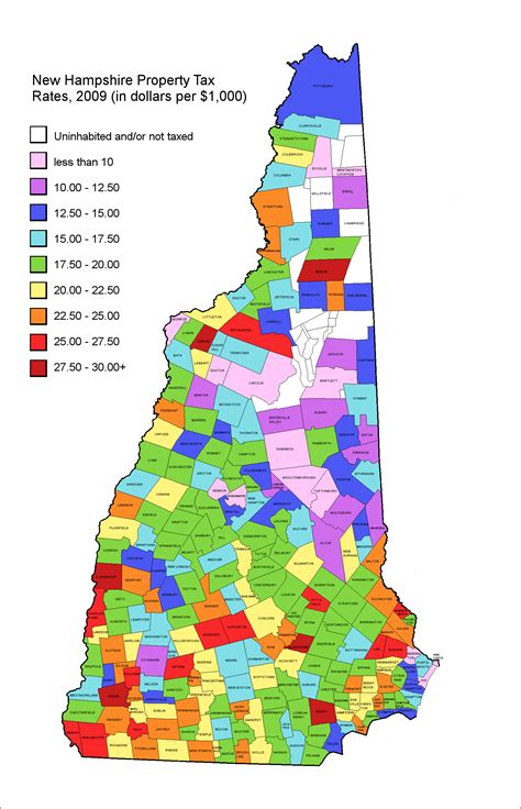 New Hampshire Geography Tax Map Weather Nh Page 2 City Data