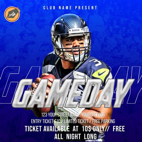 Game Day Template Postermywall