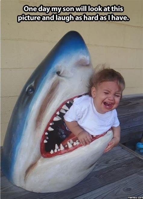 Baby Shark Run Away  Meme Baby