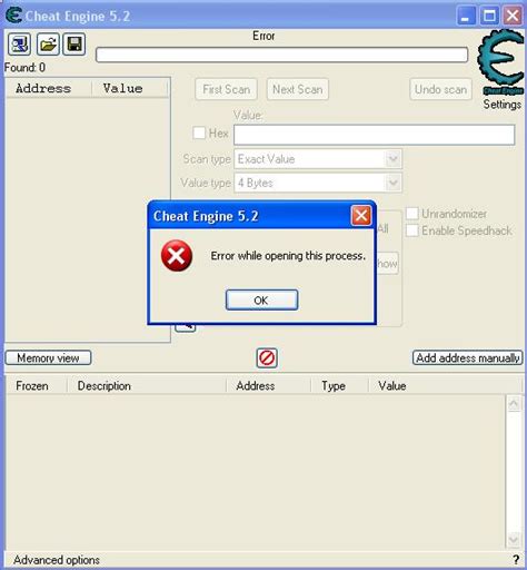 Cheat Engine View Topic Error Opening Process