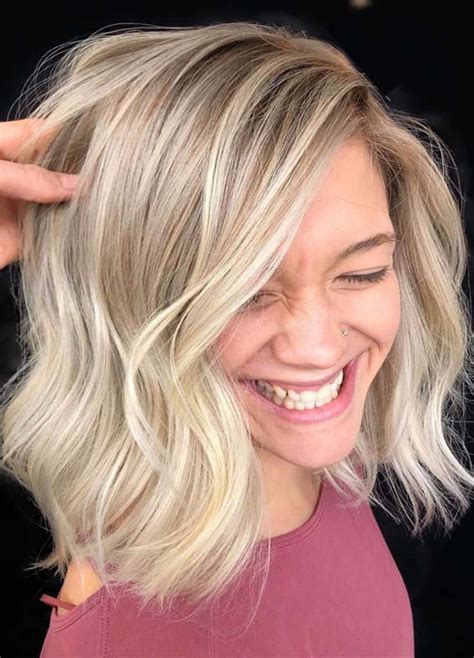Perfect strawberry blonde shade when applied to blonde hair. Best Dimensional Rooted Blonde Hair Color Ideas for Women ...