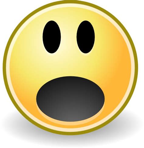 Scared Face Smiley Face Emotions On Emoji Faces Clip Art And Scared