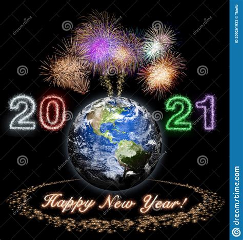 Happy New Year 2021 Around The World Stock Image Image Of Cheers