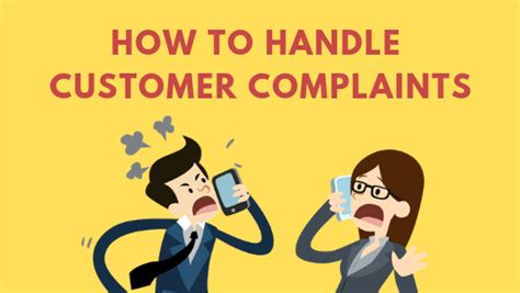 how to handle customer complaints