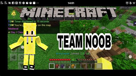 Minecraft Skywars Teamteam Noob Youtube