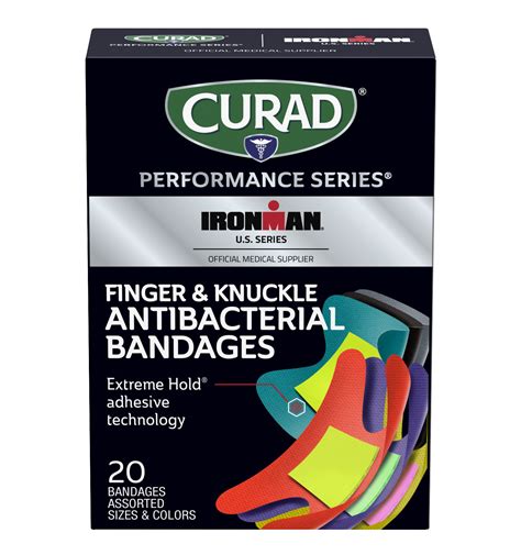Curad Performance Series Extreme Hold Antibacterial Finger And Knuckle