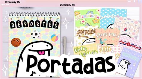 PORTADAS PARA TUS CUADERNOS DE FLORK DESCARGABLES YouTube