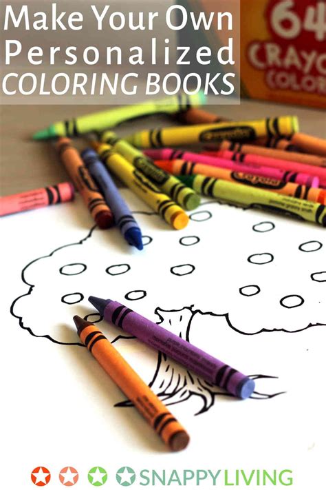 Make Your Own Personalized Coloring Books Snappy Living