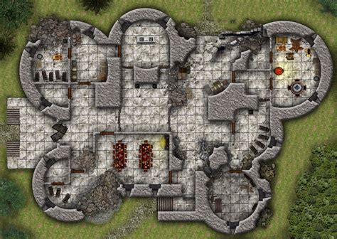 Cragmaw Castle From Lost Mine Of Phandelver Dnd 5 Starter Set Battlemaps