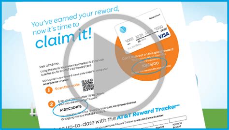 Click the following link www.rewardcenter.att.com/myattrewardcard and click reward center home in the top navigation bar to get started. AT&T Reward Info - Reward Process