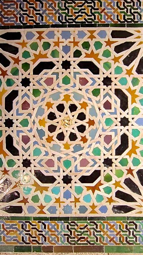 Alhambra Granada Spain Tile Patterns Pattern Art Pattern Design