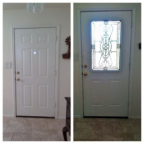 Front Door Makeover Zabitat Installed A Half Light Jacinto Door Glass