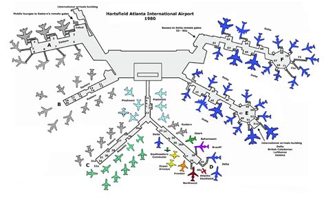 Atlanta Airport Terminal Gate Map All In One Photos