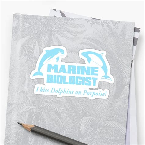 Marine Biologist Stickers By Gus3141592 Redbubble