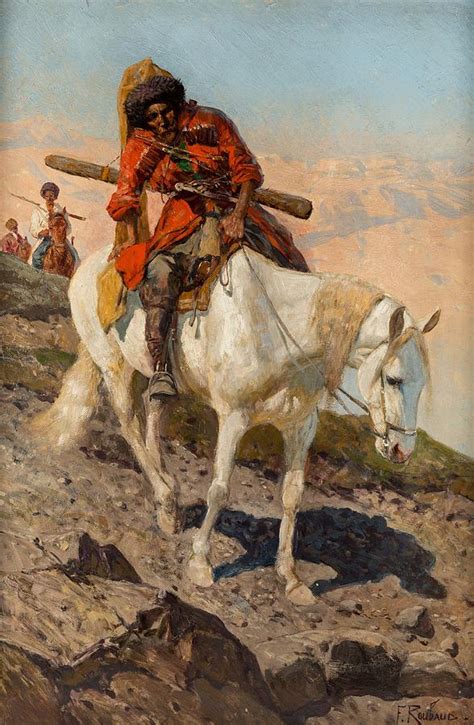 Franz Alekseevich Roubaud Russian 1856 1928 The Circassian Horseman