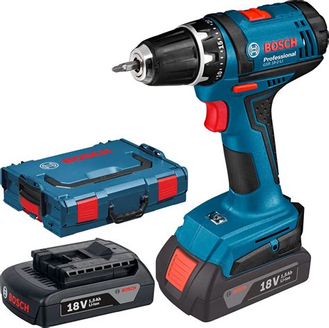 Bosch Professional Cordless Screwdriver Gsr 18 2 Li Plus 2x 20 Ah