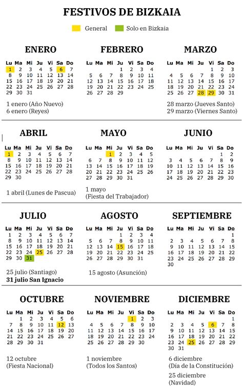 Calendario Laboral Bizkaia Para Imprimir Calendario Laboral Y De Hot