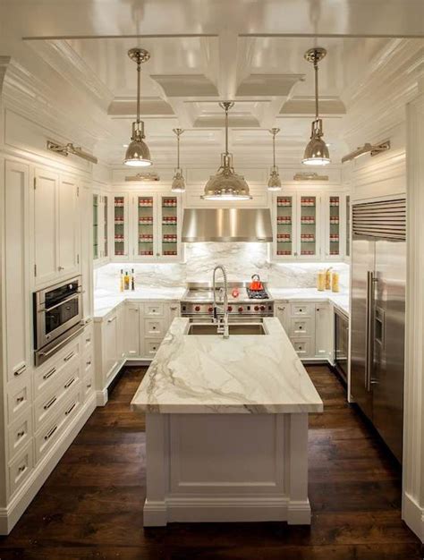 23 stunning coffered ceiling ideas. Coffered Kitchen Ceiling - Transitional - kitchen - The ...