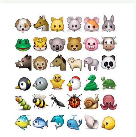 What Are The Animal Emojis