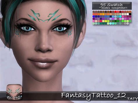 Fantasy Tattoo 12 By Tatygagg At Tsr Sims 4 Updates
