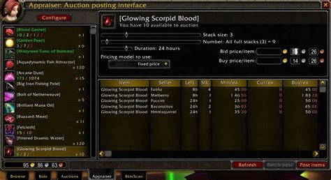 Why you should level tailoring in tbc. Auctioneer