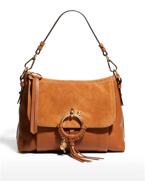 See By Chloe Joan Mini Leather And Suede Crossbody Bag Neiman Marcus