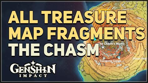 The Chasm All Treasure Map Fragments Locations Genshin Impact Youtube