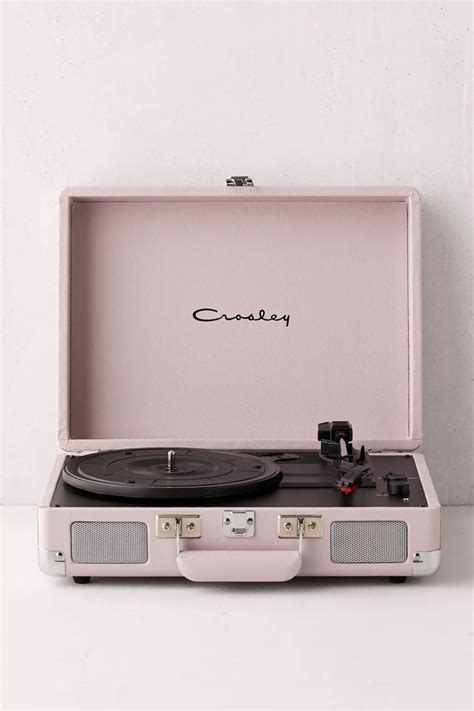 Crosley Uo Exclusive Pastel Pink Cruiser Bluetooth Record Player In