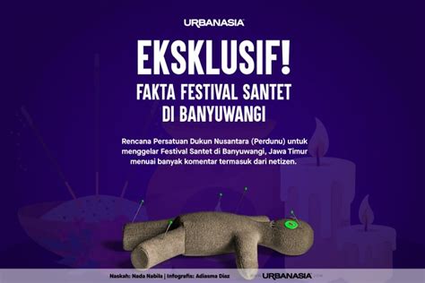 Infografis Fakta Festival Santet Di Banyuwangi