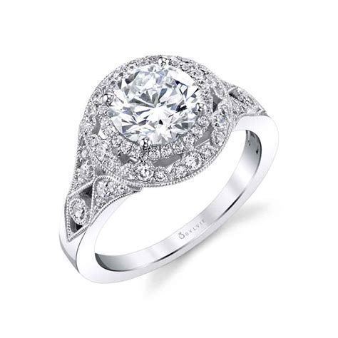 Jade Vintage Inspired Engagement Ring Sylvie