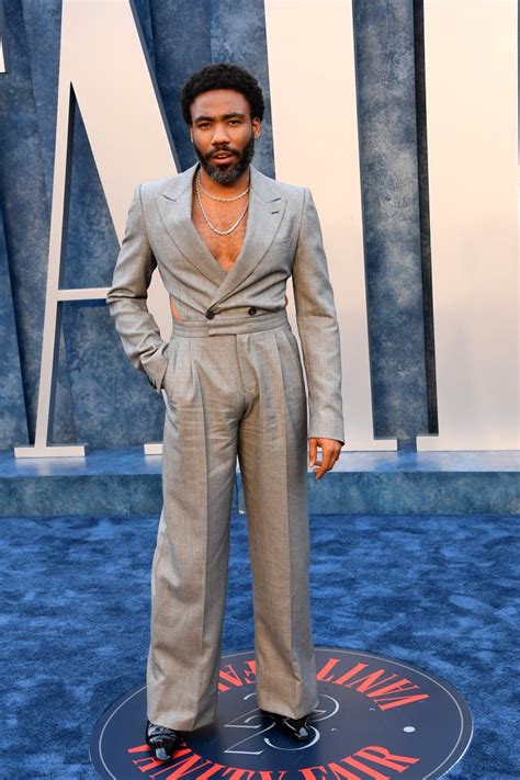 Donald Glover At The Vanity Fair Oscars Party Vanity Fair Oscars Party Red Carpet