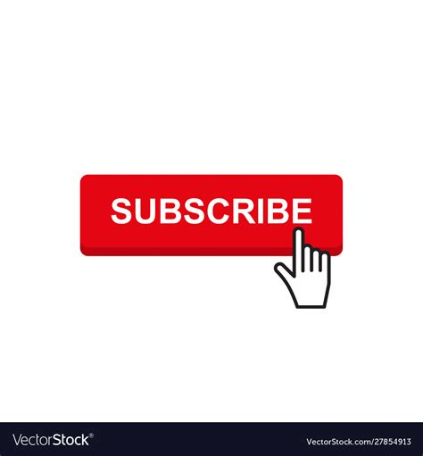 Set Subscribe Button Icon Royalty Free Vector Image