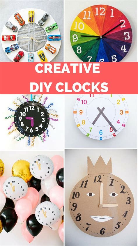 Diy Clock For Kids 9 Fun Learning Timepieces Clocks Diy Crafts