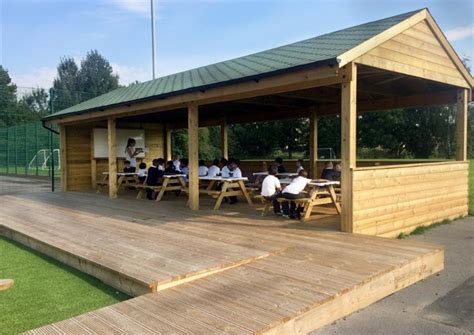 Gable End Outdoor Classrooms For Schools Pentagon Play