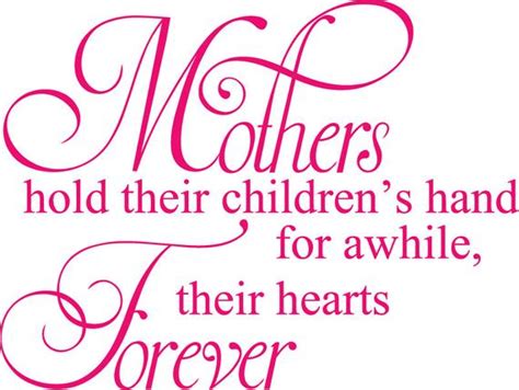 Use them in commercial designs under lifetime, perpetual & worldwide rights. Mothers hold their children's hands for awhile by DeckItOutDecals