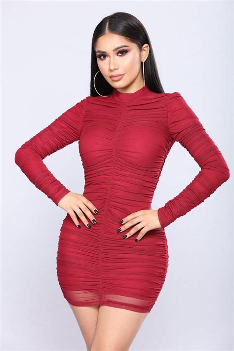 paparazzi ruched dress burgundy classy outfits cute dresses casual dresses short dresses