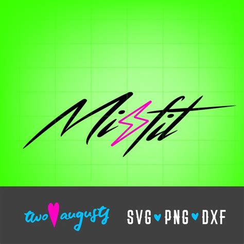 Misfit Svg Dxf And Png Svg Files Cricut Silhouette Etsy