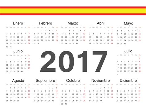 Descárgalo Gratis Y En Gran Formato Calendario 2017 Para Imprimir Con
