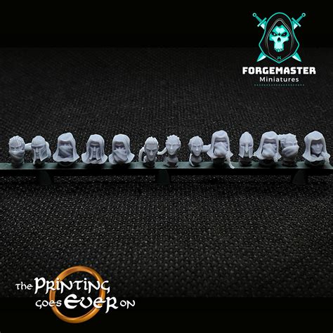 Elven Heads Forgemaster Miniatures
