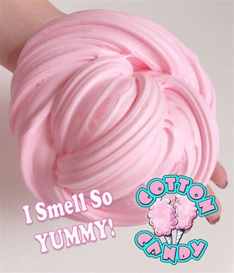 Homemade Cotton Candy Scented Fluffy Slime 8oz Smells So Slime And