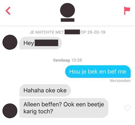 Is Hou Je Bek En Bef Me Een Goede Openingszin Op Tinder Npo 3fm