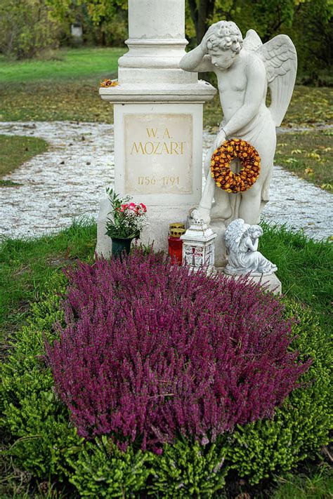 The Gravestone Of Wolfgang Amadeus Mozart In St Marx Cemetery