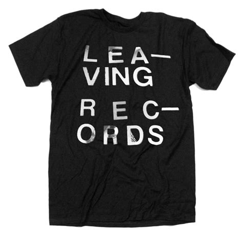 Leaving Classic T Shirts Black Size Xlleaving Records T Shirt｜hiphopr