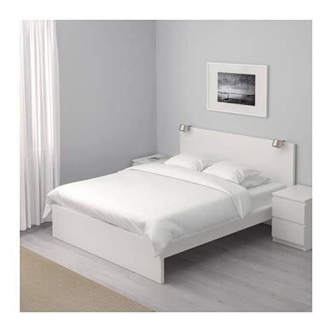 Ikea Malm White Full Size Bed Frame Aptdeco
