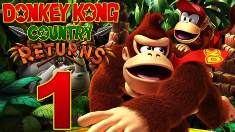 Lets Play Donkey Kong Country Returns Part 1 Returns Returns