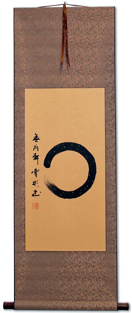 Enso Japanese Symbol Wall Scroll Chinese Character And Japanese Kanji